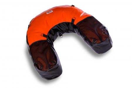 U-Bag motocyklowy enduro czarno-pomarańczowy PCV